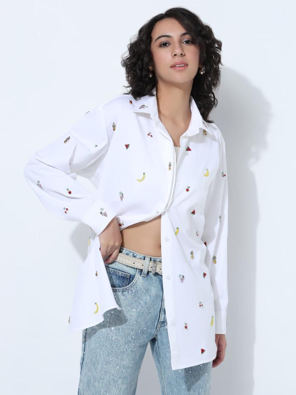 White Fruit Shirt