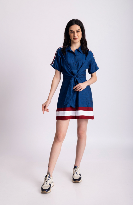 Denim Blue One Piece Dress
