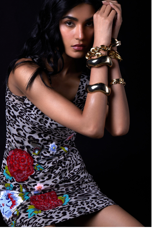 Leopard Print Mini Dress