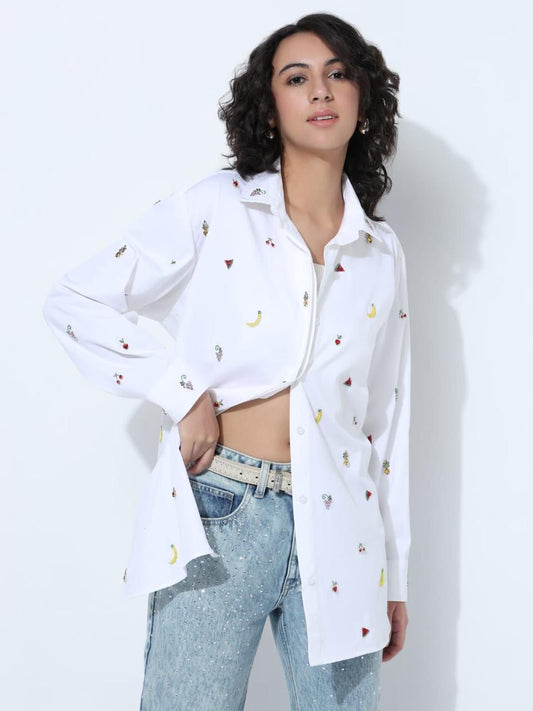White Fruit Shirt